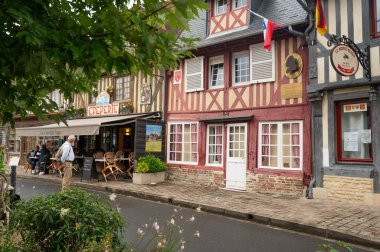 The Typical village of Beuvron en auge, Normandy, France. High quality photo clipart