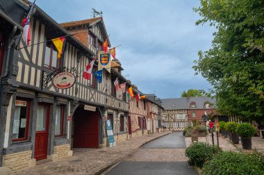 The Typical village of Beuvron en auge, Normandy, France. High quality photo clipart