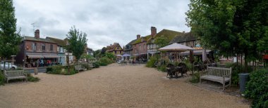 The Typical village of Beuvron en auge, Normandy, France. High quality photo clipart