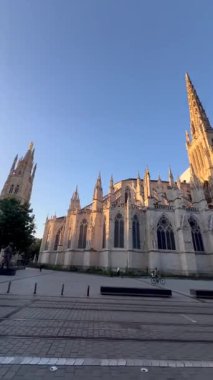 Saint-Andre de Bordeaux Katedrali, Bordeaux, Gironde, Fransa, yüksek kaliteli 4K görüntü