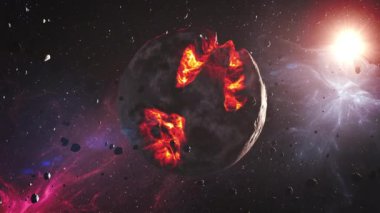 Ölü gezegenin ve UFO 'nun Sinematik Manzarası' nın arkasından Büyük Uzaylı geliyor. 2024