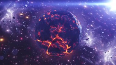Sıcak magmalı ve asteroitli Ölen Gezegen, 4K3d ölmekte olan gezegen 4K, 2022