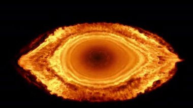 Yangın simülasyonunun alfa kanalı (şeffaf arkaplan)