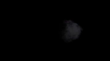 Yangın simülasyonunun alfa kanalı (şeffaf arkaplan)