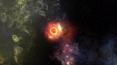 Uzayın derinliklerinde güneş patlamalarıyla Güneş 'e yakınlaş