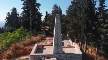 Zefat 'ın eski Haçlı Kalesi üzerindeki İHA görüntüleri