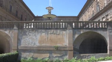 Roma, İtalya 'daki eski binanın manzarası