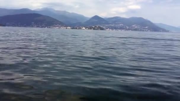 Pemandangan Danau Garda Italia — Stok Video