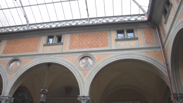 Interno Veduta Della Basilica Santa Annunziata Firenze — Video Stock