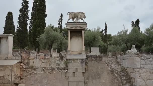 Athens Byzantine Church Agia Triada — стокове відео