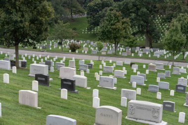 Sivil Wa sırasında Amerikan askeri mezarlığı kuruldu