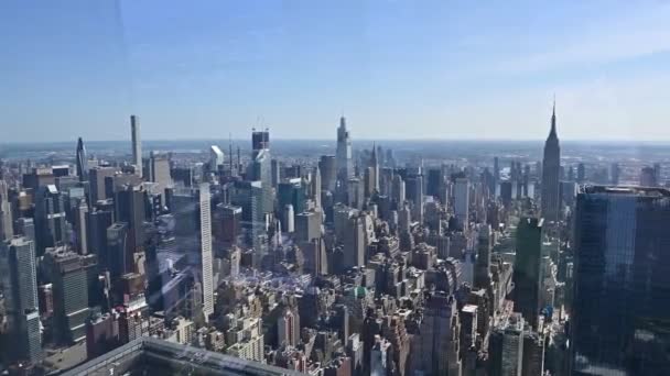 Utsikt Över New Yorks Skyline — Stockvideo