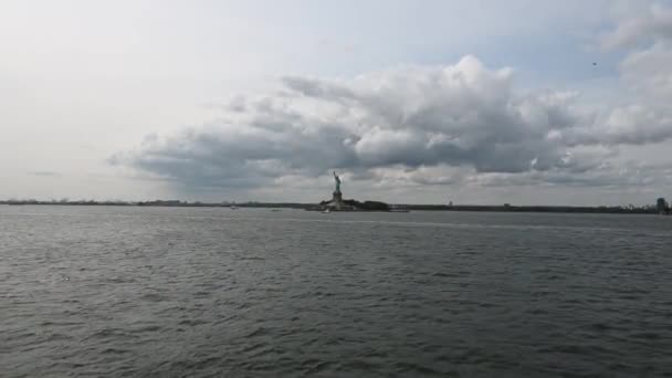 Patung Liberty Gift France Untuk Rakyat Amerika Serikat — Stok Video