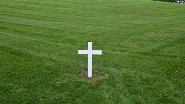 Cemitério Militar Dos Eua Criado Durante Guerra Civil — Vídeo de Stock