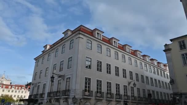 Arkitektonisk Lisbon Portugal — Stockvideo