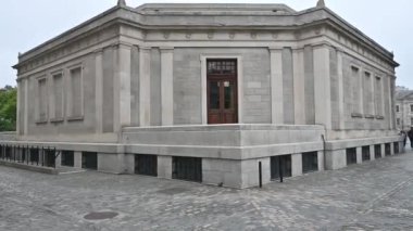 Tipik Dublin İrlanda mimarisi