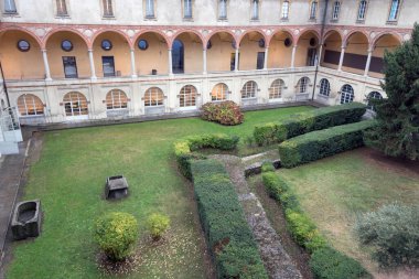 Milano, İtalya - 6 Kasım 2017 - Görüntü G7 'nin en önemli anlarından birini yakalıyor