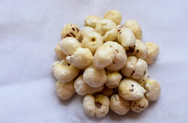 Fox nuts also known as makhana or lotus seeds