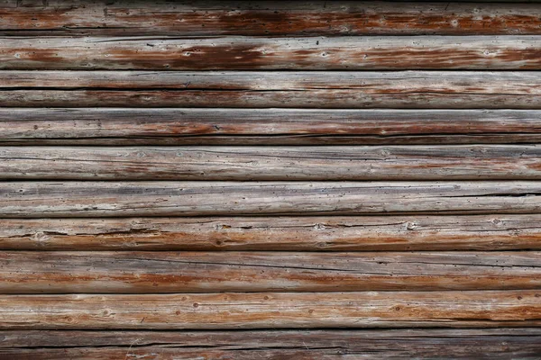Antigua Cabaña Tronco Natural Tallada Granero Textura Marco Pared Rústico —  Fotos de Stock