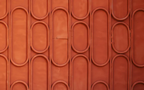 Textura Cerca Metal Vermelho Foto Alta Qualidade — Fotografia de Stock