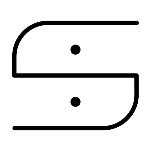 Дизайн Векторной Иконки Прикроватного Стола Абстрактная Плоская Икона — стоковый вектор