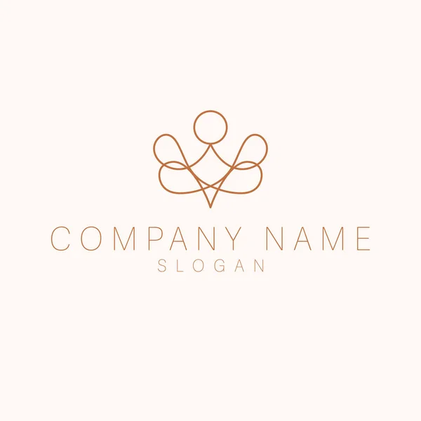 Дизайн Логотипу Yoga Позиції Сучасний Логотип Йоги Запис Логотипі — стоковий вектор