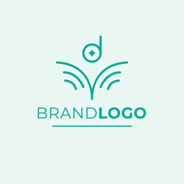 Kreatywny Projekt Logo Marki Logotyp Łączący Wzór Logo Firmy — Wektor stockowy