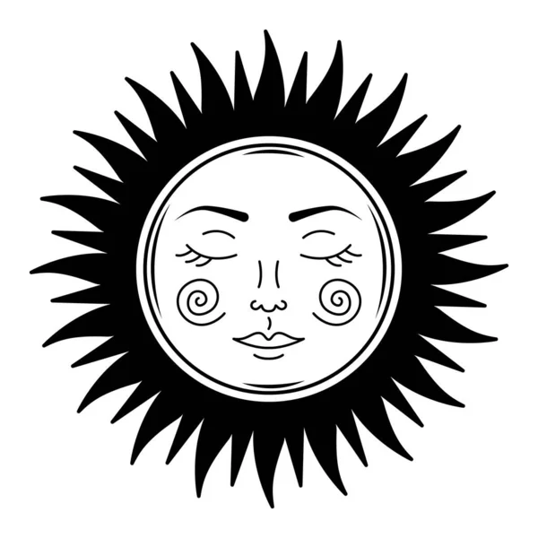 太陽ベクトルアイコンのデザイン 太陽のフラットアイコン — ストックベクタ