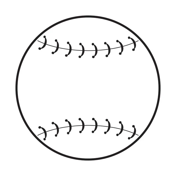 Теннисный Мяч Векторные Иконки Дизайн Значок Спортивной Плоскости — стоковый вектор