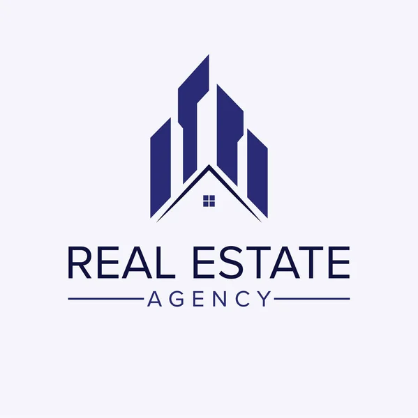 Real Estate Vector Logo Design Houses Logotype Creative Home Logo — Stock Vector