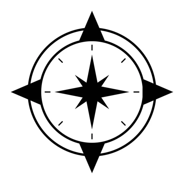 Abstraktes Design Von Kompass Vektor Symbolen Reise Ikone — Stockvektor