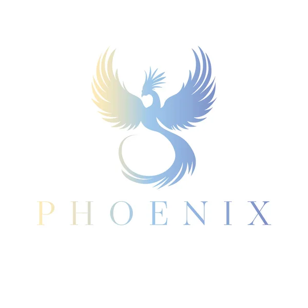 Diseño Del Logotipo Del Vector Phoenix Fantasía Pájaro Vector Diseño Gráficos vectoriales