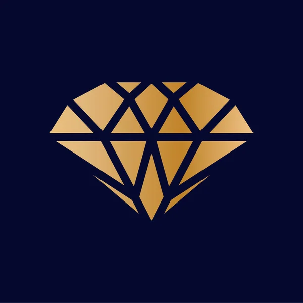 Eleganz Pur Minimalistisches Diamant Symbol Vector Vielseitiges Sauberes Und Knackiges — Stockvektor
