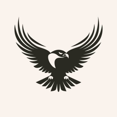 Vektör kartal amblemimize dikkat edin. Görkemli ve güçlü, bu güç ve özgürlük sembolü tasarımlarına kraliyet dokunuşu katıyor..
