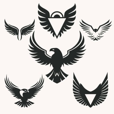 Tasarımlarınızı çok yönlü kartal amblemlerimizle yükseltin. Gücü ve özgürlüğü simgeleyen bu grafikler her projeye görkemli bir yetenek katıyor..