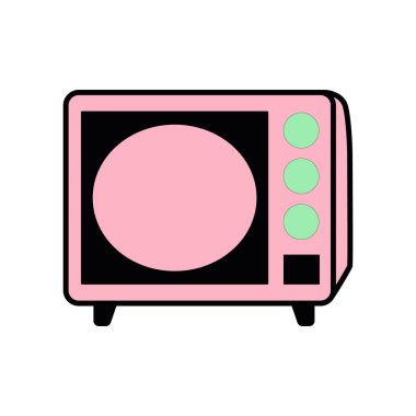 Vintage TV Clip Art for Retro Design Projects clipart