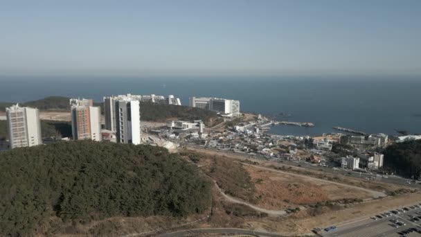 East Busan Tourism Complex Osiria Aerial View Gijang South Korea — Vídeos de Stock