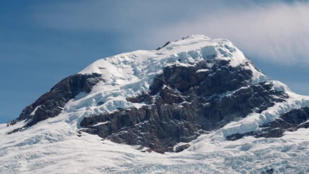 Vista Montanha Glaciar Spegazzini Província Santa Cruz Patagônia Imagens Alta — Vídeo de Stock