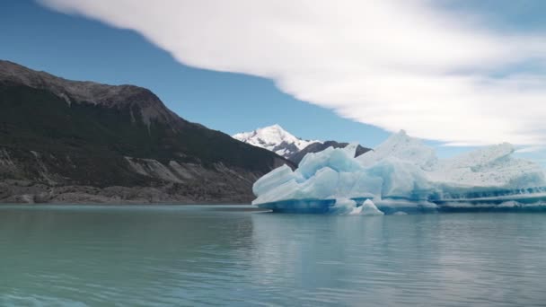 阿根廷 巴塔哥尼亚 圣克鲁斯省 Spegazzini冰川洛斯冰川国家公园的冰山 高质量的4K镜头 — 图库视频影像