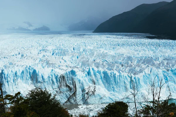Льодовик Періто Морено Національному Парку Гласьярес Межами Патагонії Аргентина Фотографія — стокове фото