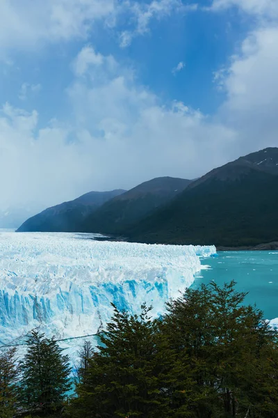 Ледник Перито Морено Национальном Парке Гласиарес Пределами Эль Калафате Аргентина — стоковое фото