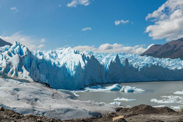 阿根廷El Calafate外冰川国家公园的Perito Moreno冰川 高质量的照片 — 图库照片