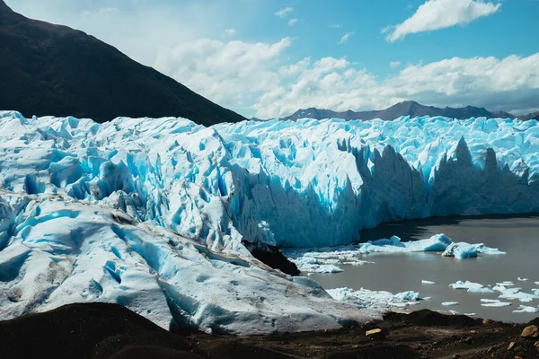 Glaciar Perito Moreno Parque Nacional Glaciares Las Afueras Calafate Argentina — Foto de Stock