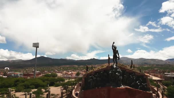 Heróis Monumento Independência Humahuaca Província Jujuy Argentina Imagens Alta Qualidade — Vídeo de Stock