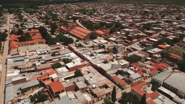 Vista Aérea Vila Maimara Vale Humahuaca Província Jujuy Argentina Imagens — Vídeo de Stock