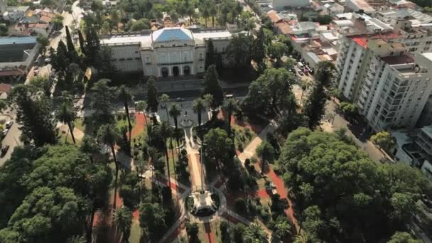 Luftaufnahme Der Innenstadt Von Salta Provinz Salta Argentinien Hochwertiges Filmmaterial — Stockvideo