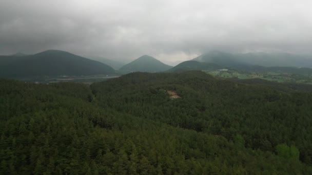 从空中俯瞰南韩的昂儒沙骑马游憩林 高质量的4K镜头 — 图库视频影像