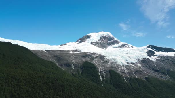 Vista Montaña Glaciar Spegazzini Provincia Santa Cruz Patagonia Imágenes Alta — Vídeos de Stock