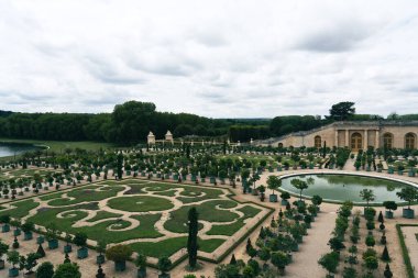 Versailles, Fransa: Paris yakınlarındaki Versailles Sarayı 'nın Bahçeleri. Yüksek kalite fotoğraf