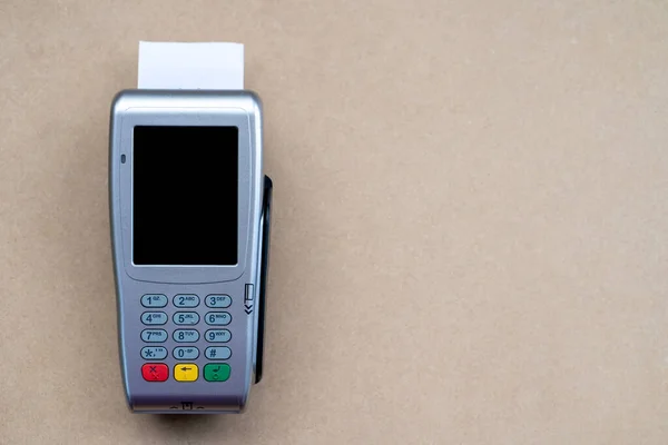 決済端末 クレジットカードでの売買のシンボル — ストック写真